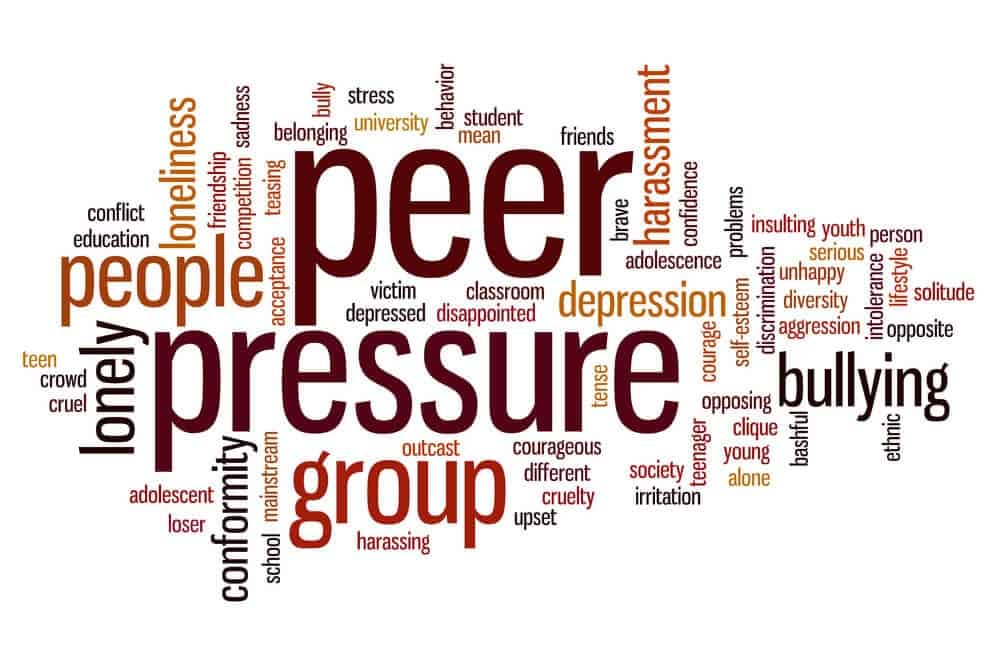 Word Cloud Peer Pressure | Drug Addiction | Beachside