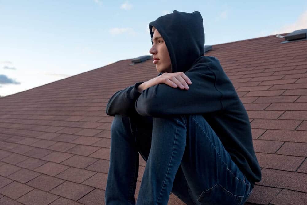 Boy on Roof - Mental Health - Beachside