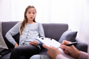 teen girl in treatment for an eating disorder