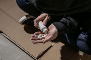 teen using street drugs