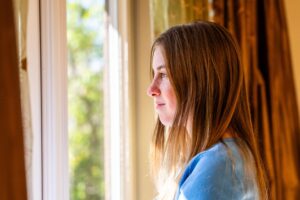 teen with mental health disorder